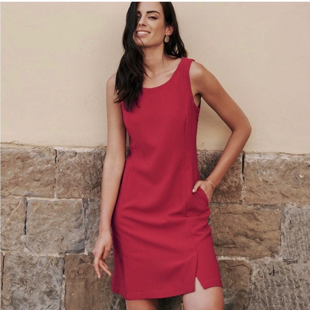 Bluffworks Red Trevi Dress Size 8